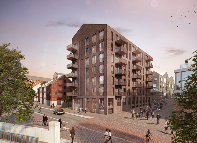 34 appartementen aan de Stadsmuur te Venlo