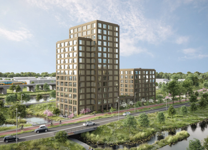 Woontoren 1828 te Gouda