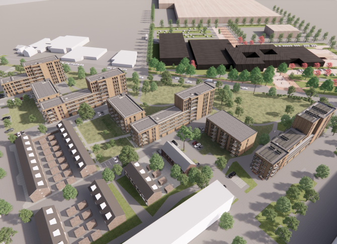 Nieuwbouw 148 appartementen Boschveld fase 2 Den Bosch